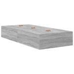 vidaXL Rám postele s úložným prostorem Sivý Sonoma 80 x 200 cm – Obrázok 2