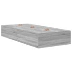 vidaXL Rám postele s úložným prostorem Sivý Sonoma 80 x 200 cm – Obrázok 8