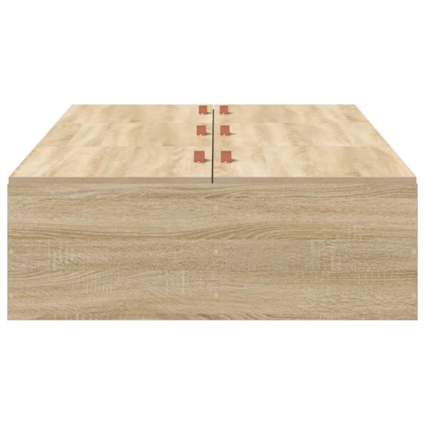 vidaXL Rám postele s úložným prostorem Sonoma dub 90 x 200 cm – Obrázok 6