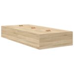 vidaXL Rám postele s úložným prostorem Sonoma dub 90 x 200 cm – Obrázok 8
