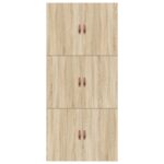 vidaXL Rám postele s úložným prostorem Sonoma dub 90 x 200 cm – Obrázok 9