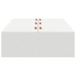 vidaXL Rám postele s úložným priestorom Biela 100x200 cm – Obrázok 6