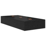 vidaXL Rám postele s úložným prostorem Čierny dub 100 x 200 cm – Obrázok 2