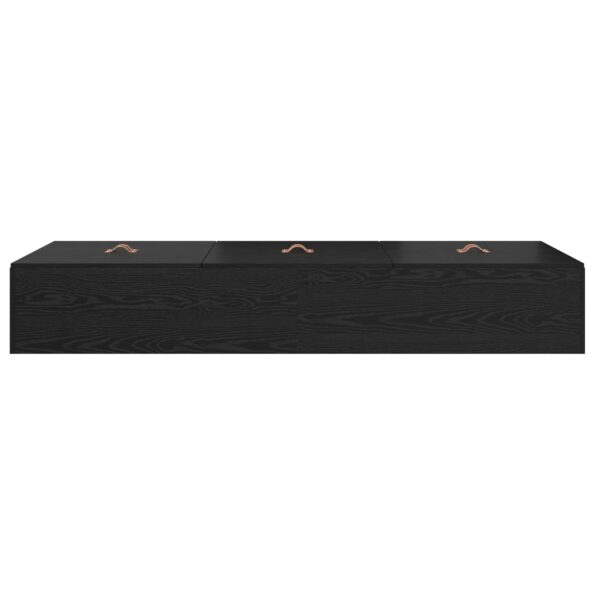 vidaXL Rám postele s úložným prostorem Čierny dub 100 x 200 cm – Obrázok 7