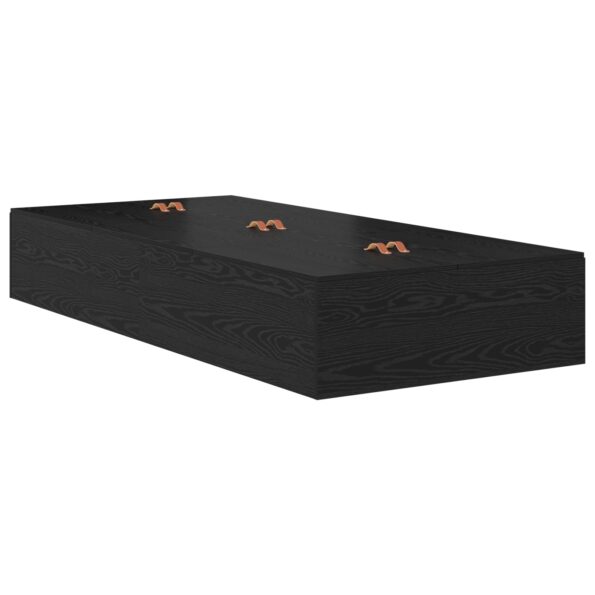 vidaXL Rám postele s úložným prostorem Čierny dub 100 x 200 cm – Obrázok 8