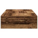 vidaXL Rám postele s úložným prostorem Staré drevo 100 x 200 cm – Obrázok 6