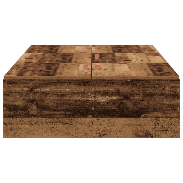 vidaXL Rám postele s úložným prostorem Staré drevo 100 x 200 cm – Obrázok 6