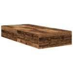 vidaXL Rám postele s úložným prostorem Staré drevo 100 x 200 cm – Obrázok 8