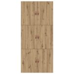 vidaXL Rám postele s úložným prostorem Remeselný dub 100 x 200 cm – Obrázok 9