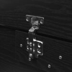 vidaXL Úložný rám postele Čierny dub 200x200 cm – Obrázok 11