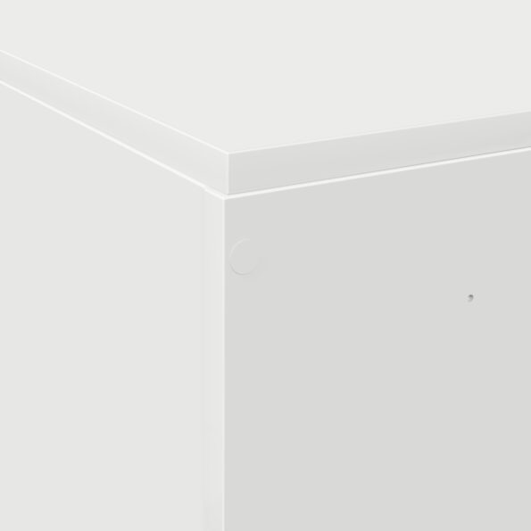 vidaXL Rám postele s úložným prostorem s úložiskom Biela 120 x 200 cm – Obrázok 12