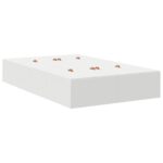 vidaXL Rám postele s úložným prostorem s úložiskom Biela 120 x 200 cm – Obrázok 2