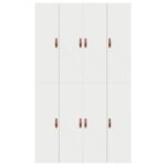 vidaXL Rám postele s úložným prostorem s úložiskom Biela 120 x 200 cm – Obrázok 9
