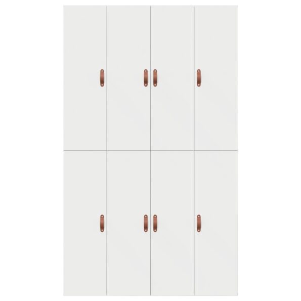 vidaXL Rám postele s úložným prostorem s úložiskom Biela 120 x 200 cm – Obrázok 9