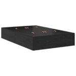 vidaXL Rám postele s úložným prostorem Čierny dub 120 x 200 cm – Obrázok 8