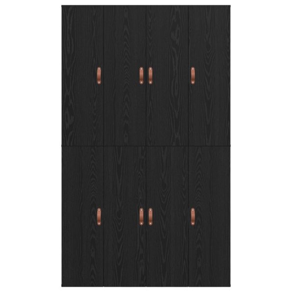 vidaXL Rám postele s úložným prostorem Čierny dub 120 x 200 cm – Obrázok 9