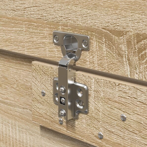 vidaXL Rám postele s úložným priestorom Sonoma Oak 120x200 cm – Obrázok 11