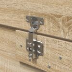 vidaXL Rám postele drevo Sonoma umelé drevo dvojlôžkový trvácny – Obrázok 11