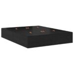 vidaXL Rám postele s úložným priestorom Čierna Dub 150x200 cm – Obrázok 8