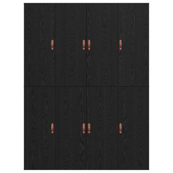 3335382_9.jpg vidaXL Rám postele s úložným priestorom Čierna Dub 150x200 cm – Obrázok 9