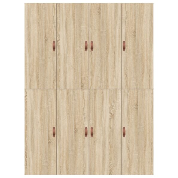 vidaXL Rám postele s úložným priestorom Sonoma Dub 150x200 cm – Obrázok 9