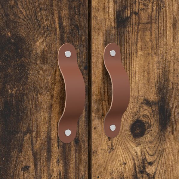 vidaXL Rám postele s úložným priestorom Dymený dub 150x200 cm – Obrázok 10