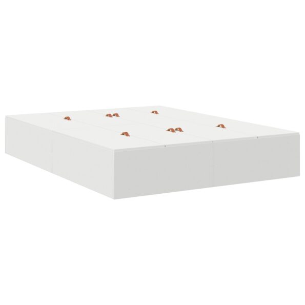 3335389_2.jpg vidaXL rám postele biela MDF štandardné dvojlôžko – Obrázok 2