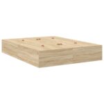 vidaXL Rám postele s úložným prostorem Sonoma dub 160 x 200 cm – Obrázok 2