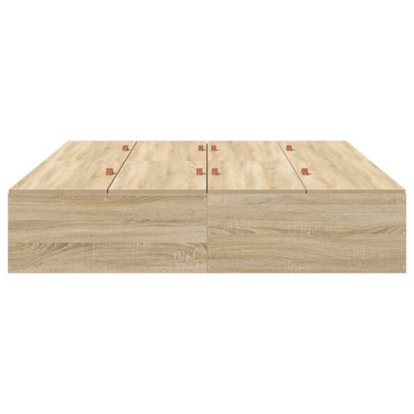 vidaXL Rám postele s úložným prostorem Sonoma dub 160 x 200 cm – Obrázok 6
