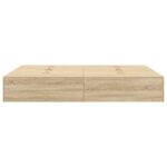 vidaXL Rám postele s úložným prostorem Sonoma dub 160 x 200 cm – Obrázok 7