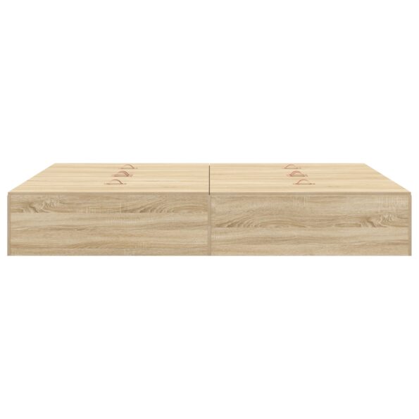 vidaXL Rám postele s úložným prostorem Sonoma dub 160 x 200 cm – Obrázok 7