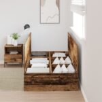 vidaXL Rám postele Staré drevo Pevné recyklované drevo – Obrázok 4