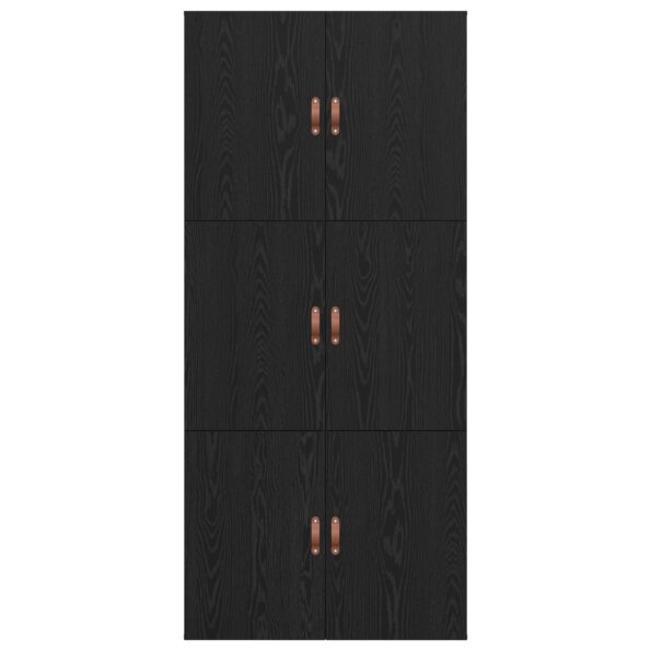 vidaXL Úložný rám postele Čierny dub 75x190 cm Inžinierske drevo – Obrázok 9