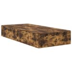 vidaXL Rám postele s úložným prostorem Dymová dub 70 x 190 cm – Obrázok 8