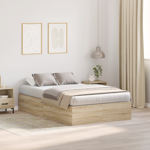 3335423_1.jpg vidaXL Rám postele s úložným priestorom Sonoma Dub 120x190 cm – Obrázok 1