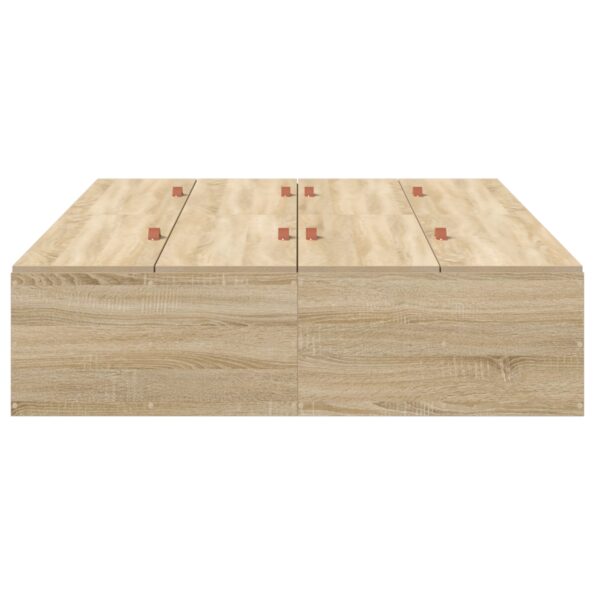 3335423_6.jpg vidaXL Rám postele s úložným priestorom Sonoma Dub 120x190 cm – Obrázok 6