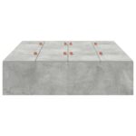 vidaXL Rám postele s úložným prostorem Betónová šedá 120x190 cm – Obrázok 6