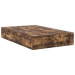 vidaXL Rám postele s úložným prostorem Dymová dub 120 x 190 cm – Obrázok 2