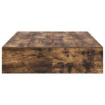 vidaXL Rám postele s úložným prostorem Dymová dub 120 x 190 cm – Obrázok 6