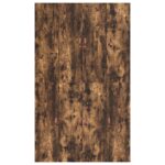 vidaXL Rám postele s úložným prostorem Dymová dub 120 x 190 cm – Obrázok 9