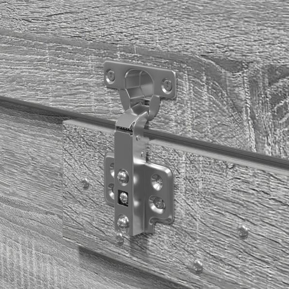 vidaXL Rám postele s úložným prostorem Šedý Sonoma 120x190 cm – Obrázok 11