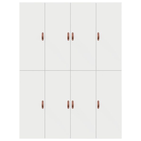 vidaXL Rám postele s úložným priestorom Biela 140x190 cm – Obrázok 9