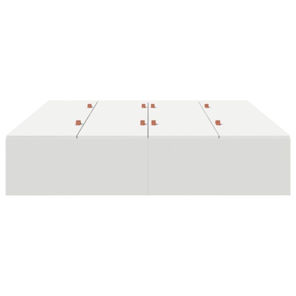 vidaXL Úložný rám postele Biela 135x190 cm – Obrázok 6