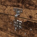 vidaXL Úložný rám postele Staré drevo 135x190 cm – Obrázok 11