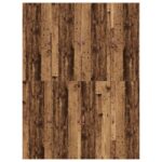 vidaXL Úložný rám postele Staré drevo 135x190 cm – Obrázok 9