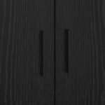 vidaXL Rám postele  čierny dub 100x200 cm – Obrázok 11