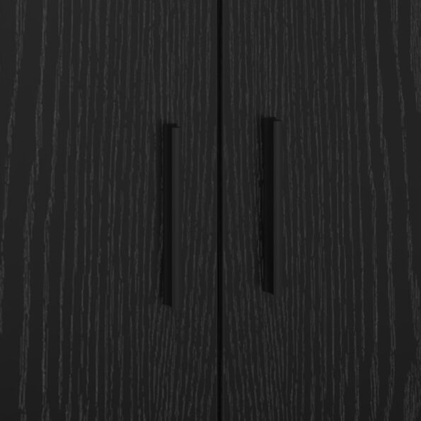 vidaXL Rám postele  čierny dub 100x200 cm – Obrázok 11