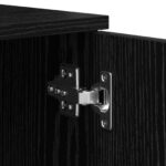 vidaXL Rám postele  čierny dub 100x200 cm – Obrázok 12