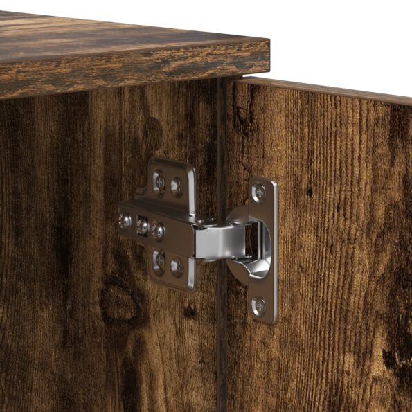 vidaXL úložný rám postele Dymený dub Kompozitné drevo 100 x 200 cm – Obrázok 12