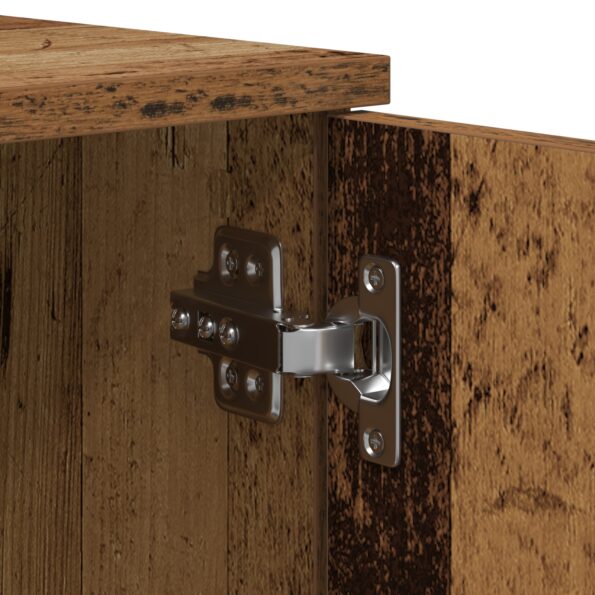 vidaXL Posteľ s úložným priestorom Staré drevo Drevo 100 x 200 cm – Obrázok 12